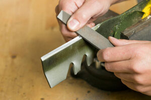 How to Sharpen Lawn Mower Blades Without Removing