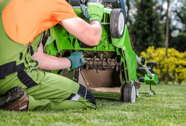 Check the fuel of Ryobi Lawn Mower