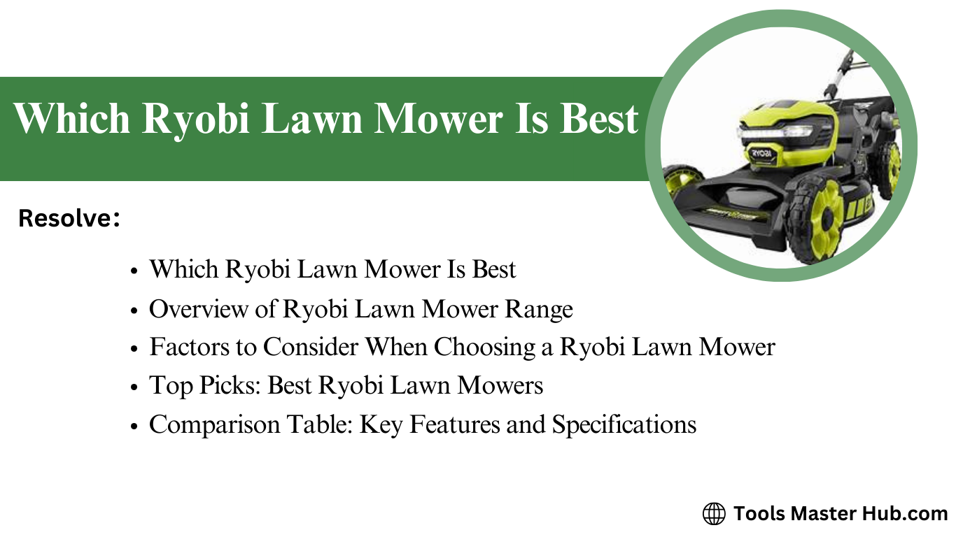 Best Ryobi Lawn Mower