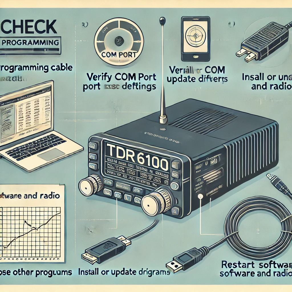 TroubleShoot of TDR6100 radio